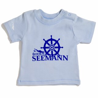 Baby Knopf T-Shirt BSM 1068 hellblau-3-6, 62/68