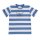 local Kinder Ringel T-Shirt Boot 1923 86/92 blau-weiß