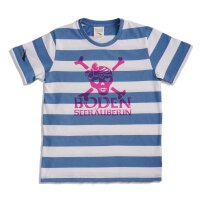 Kurzarm local Kinder Ringel T-Shirt BSRin 98/104 pink