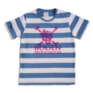 Kurzarm local Kinder Ringel T-Shirt BSRin 110/116 pink
