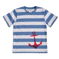 local Kinder Ringel T-Shirt Anker 1925 86/92 rot