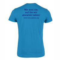wuj Männer-T-Shirt XL azur