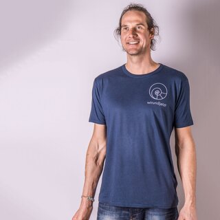 wirundjetzt Bamboo Männer T-Shirt Logo einfarbig